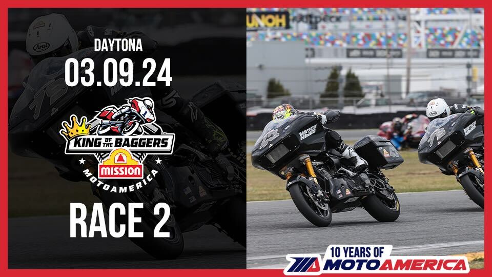 Full Race Video Mission King Of The Baggers Race 2 From Daytona